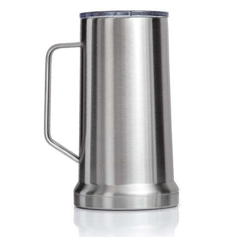 XPAC stainless steel vacuum insulated stein preserves heat or chill during adventures.