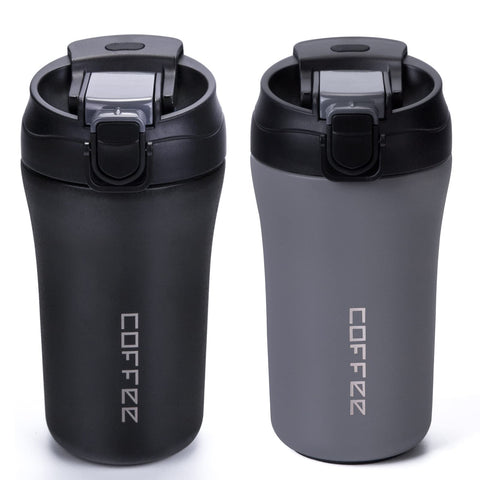 XPIY travel coffee mug set with lid and straw for spill-free on-the-go use