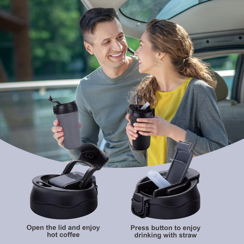 XPIY two-in-one lid for hot and cold beverage options