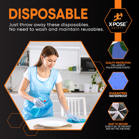 Xpose Safety blue 1 mil waterproof polyethylene material for reliable protection