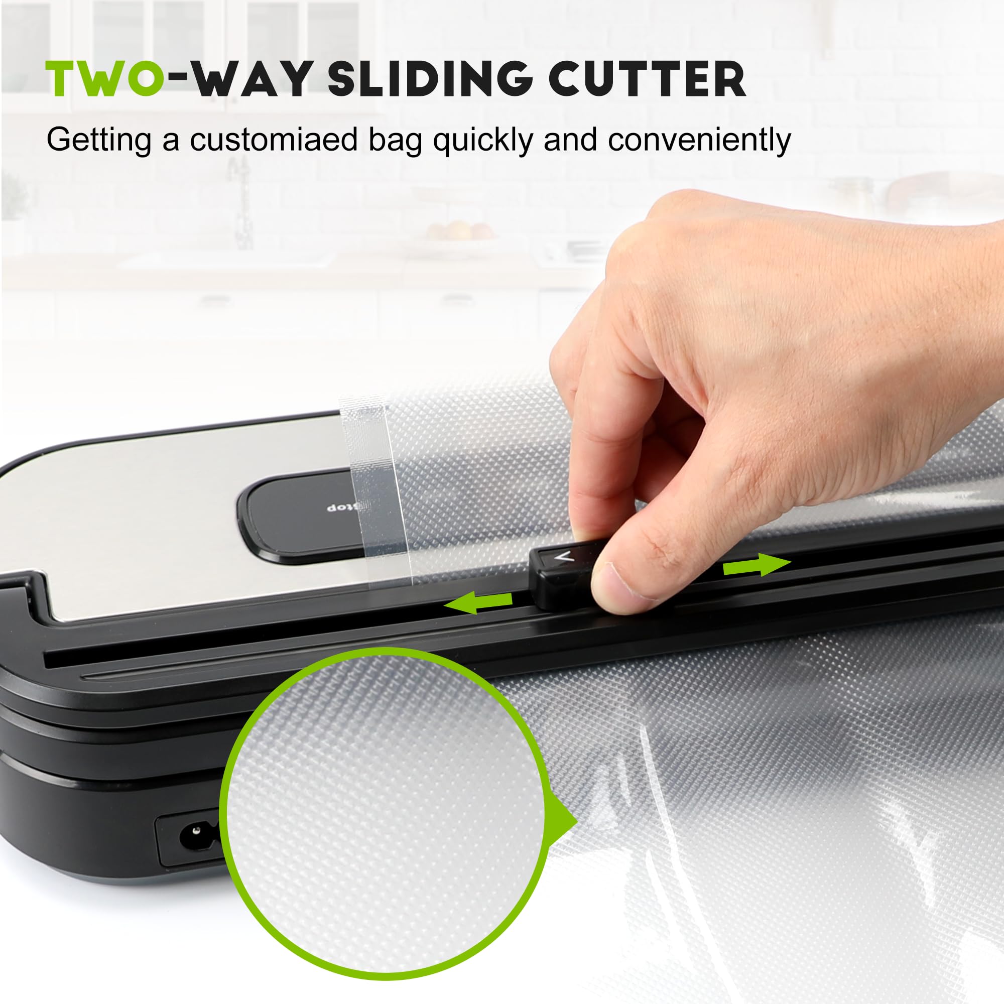 XQDCZR auto mode enables one-touch sealing for faster prep