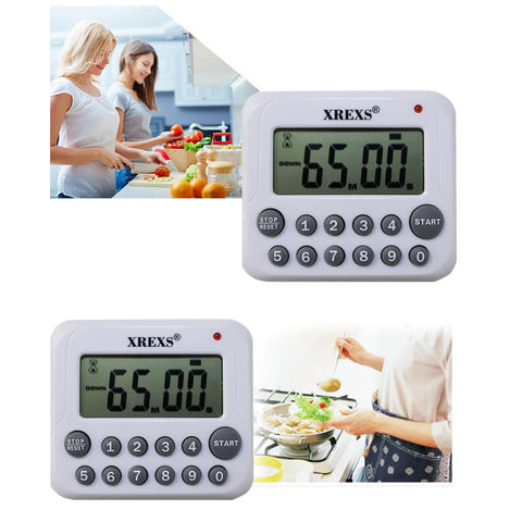 XREXS PS-367 timer with large LCD display for easy reading from across the room