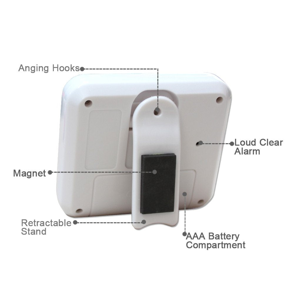 XREXS PS-367 magnetic back, stand, and hook for flexible placement