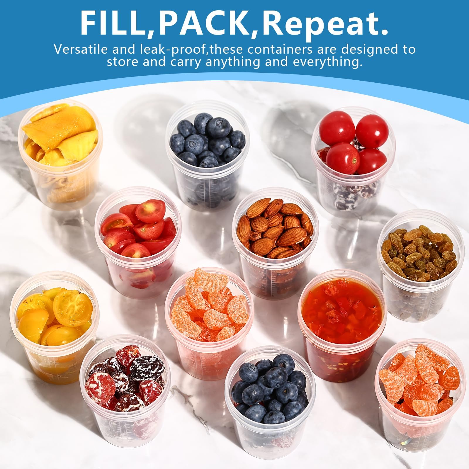 XSEINO BPA-free polypropylene containers ensure safe food storage