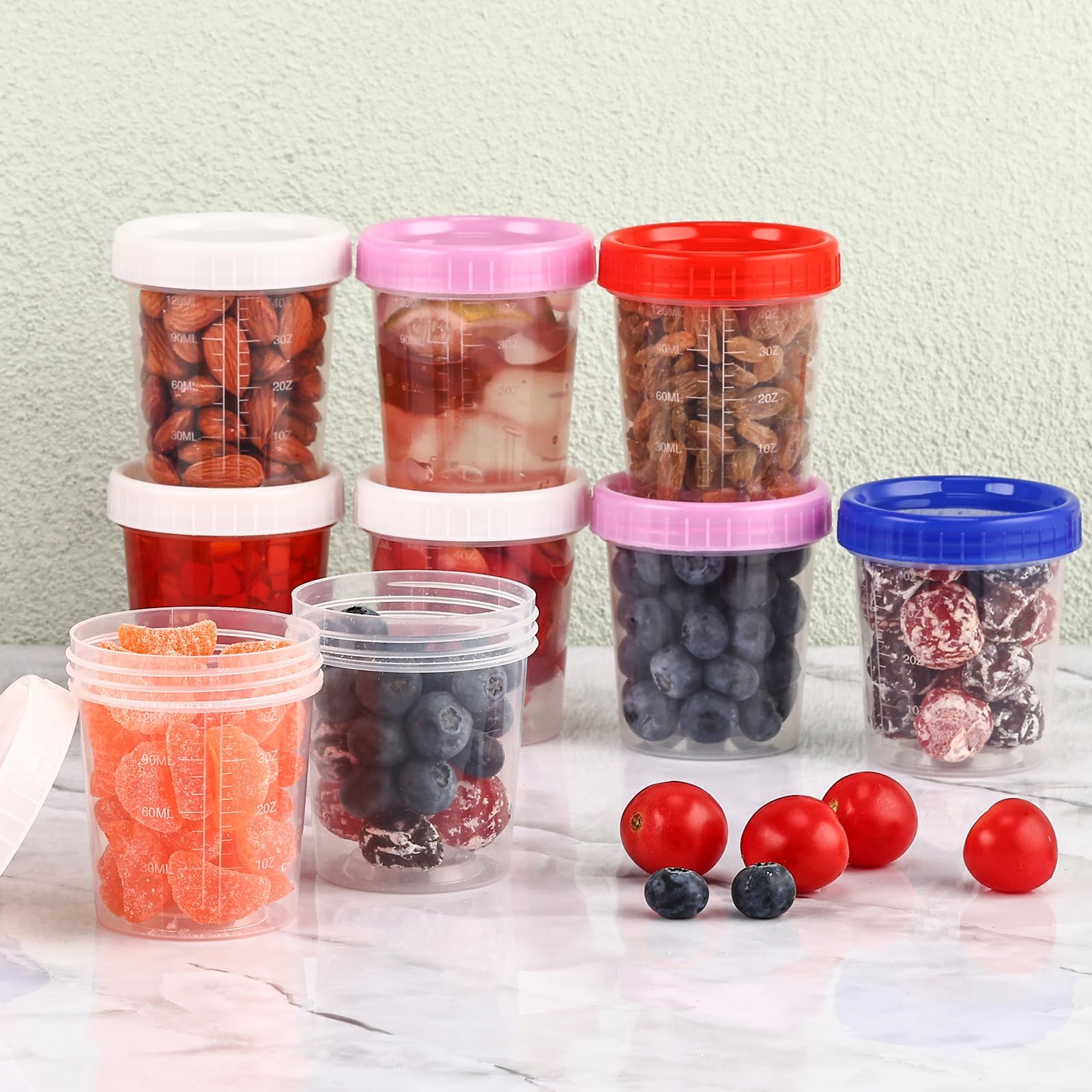 XSEINO stackable cups save fridge space and boost accessibility