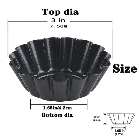 Xstronq mini tart pans nonstick release for clean, effortless crusts