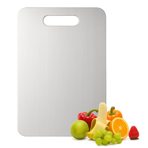 XTBSE titanium cutting board with double-sided design for versatile kitchen prep