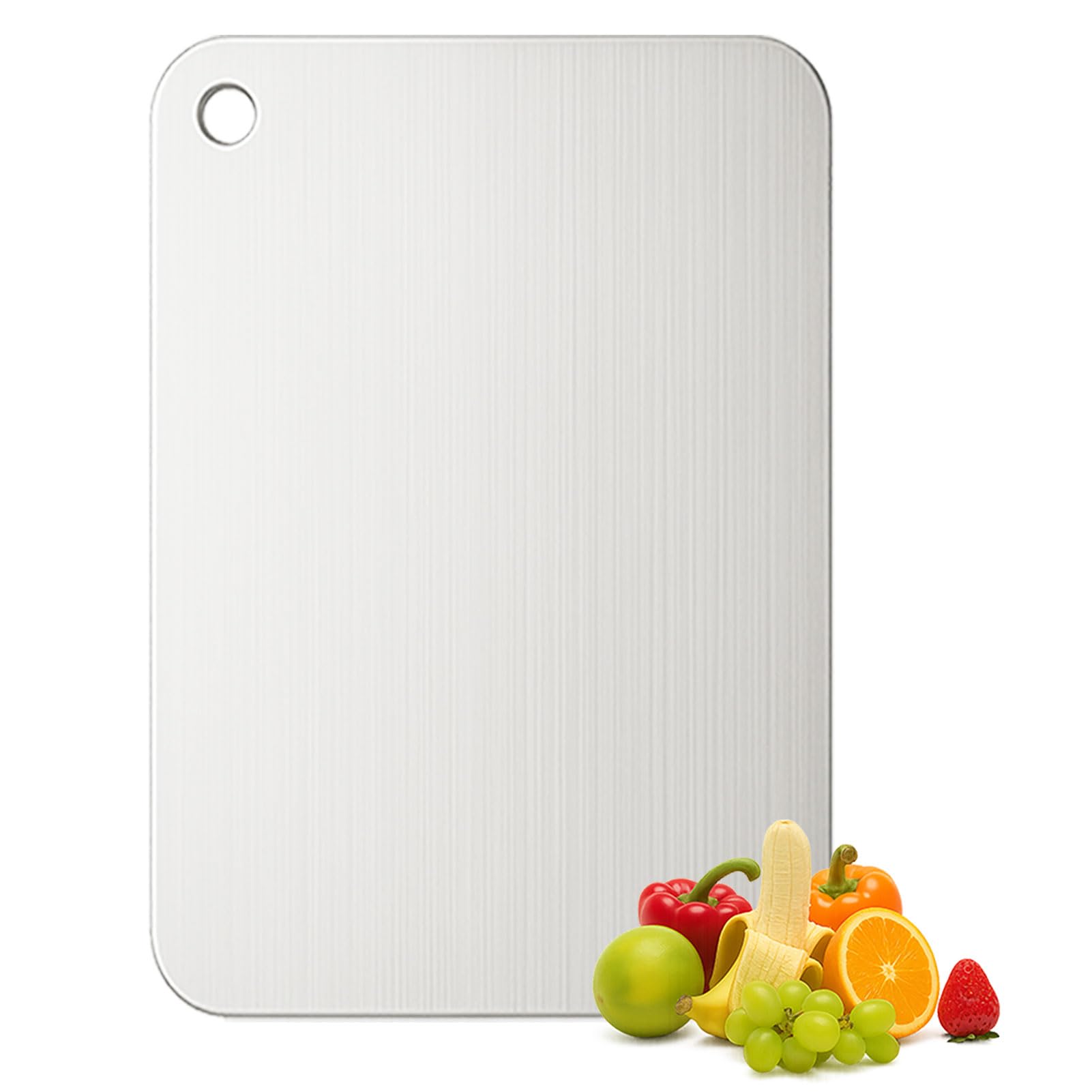 XTBSE Titanium Cutting Board double-sided design for fruits and meats with easy cleaning.