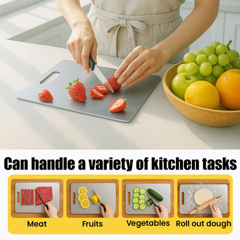 XTBSE titanium cutting board large workspace for meat and vegetables