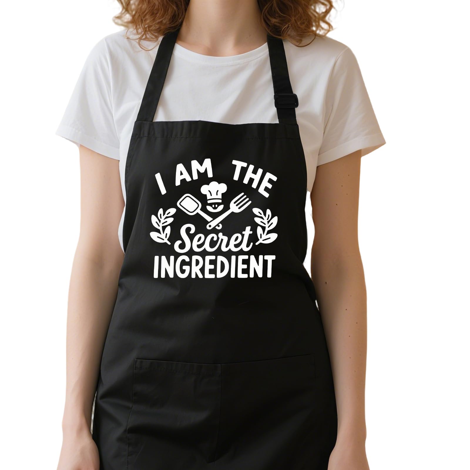 Xtilkmght funny cooking apron with pockets for easy tool access while cooking