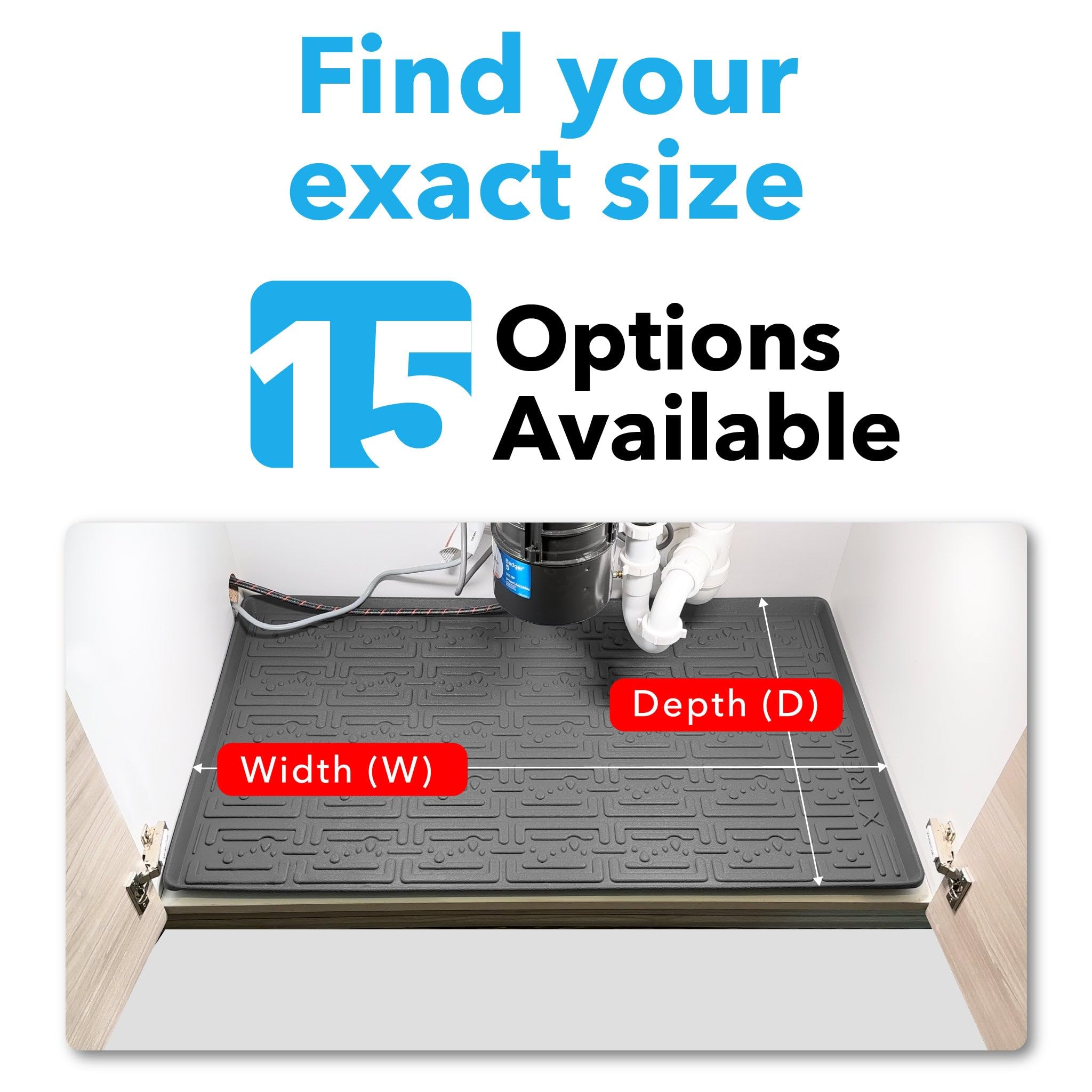 Xtreme Mats easy-clean gray mat for quick removal and cleanup