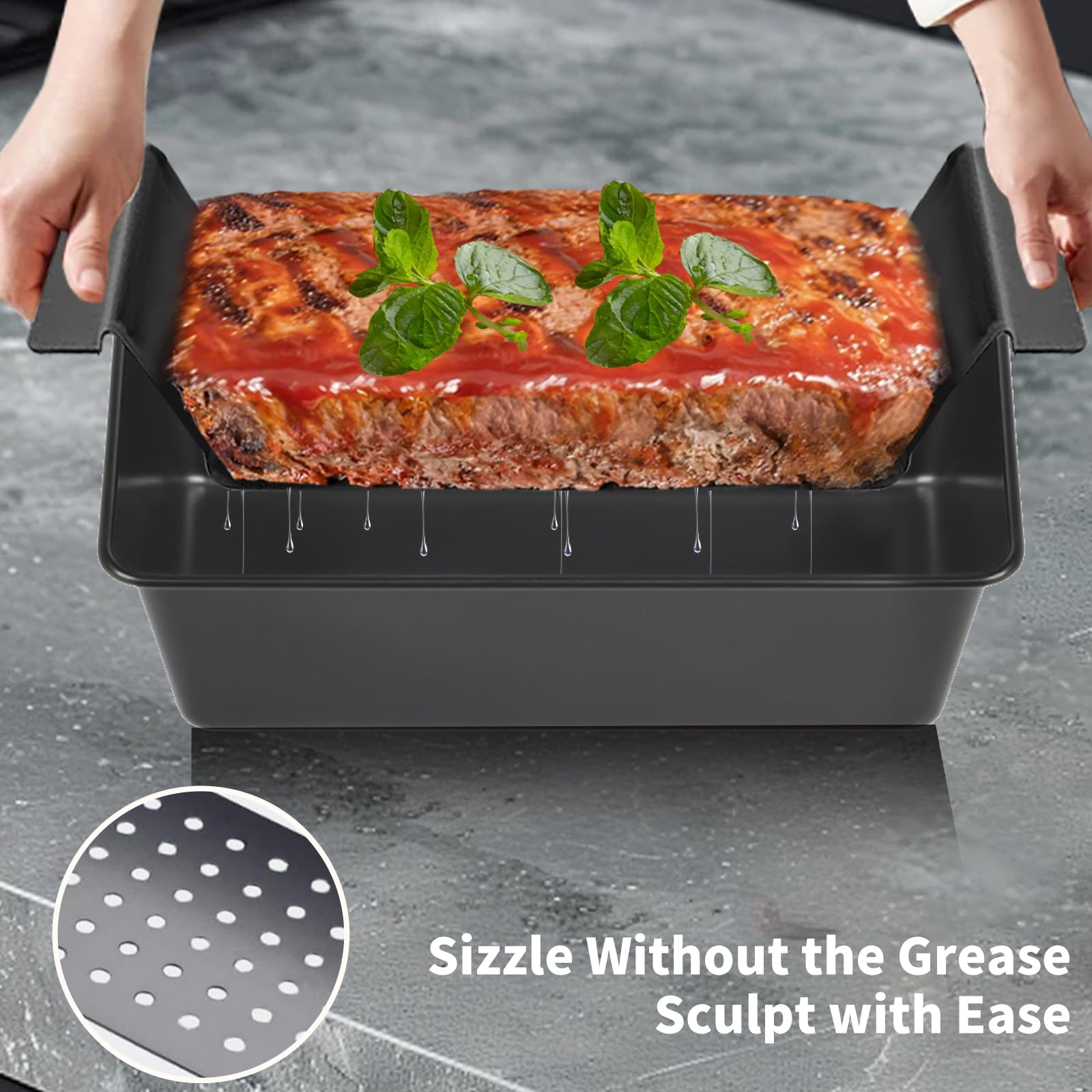 XUOHEAD comfort-grip handles stay cool for safe handling.