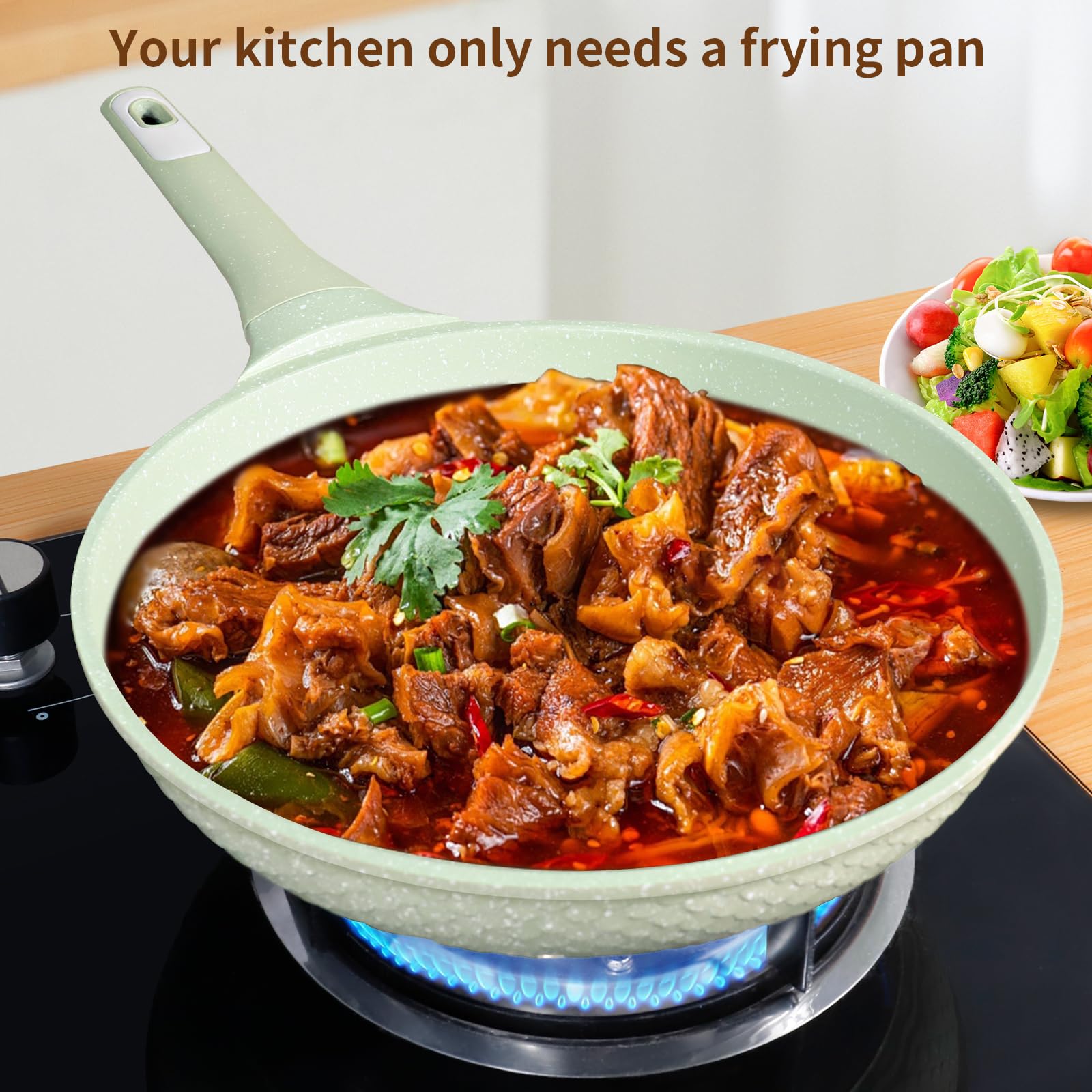 Easy-clean Xuanying nonstick surface suitable for dishwasher cleaning