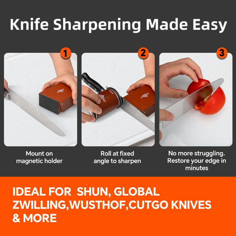 XUDAKAIXIN replaceable sharpening head enables long-term blade care.