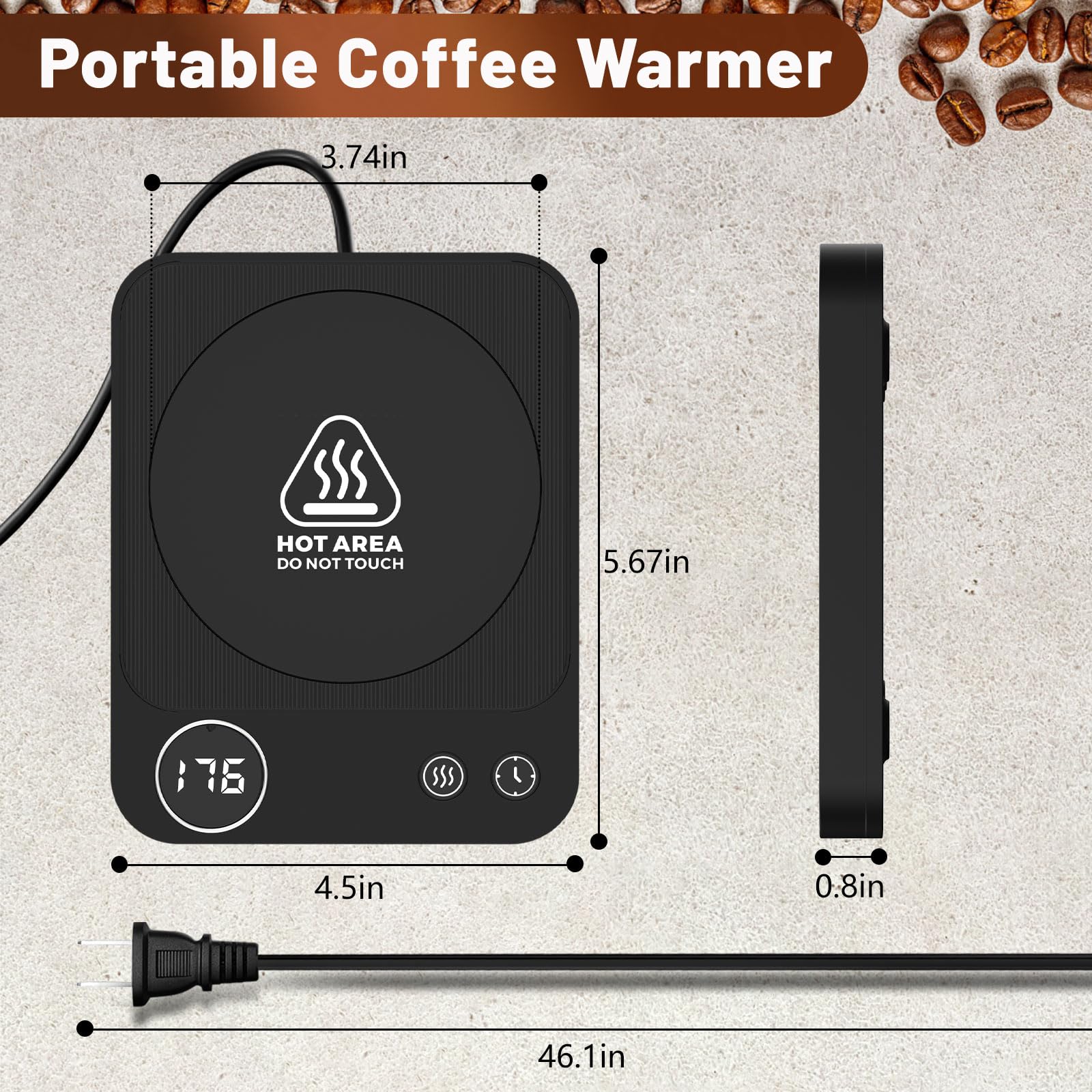 Works with ceramic, glass, and carton bottom cups for versatility.