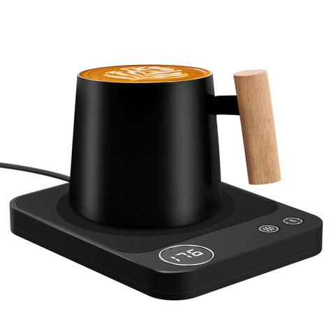 Xuetan mug warmer with digital display keeps beverages at the ideal temperature.