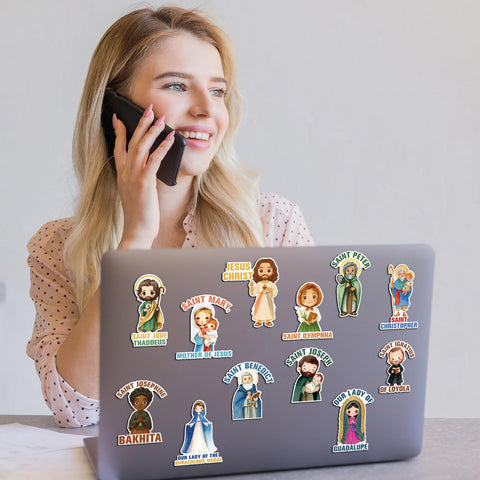 Xuhal Catholic Saints magnets — includes 30 designs for varied daily use