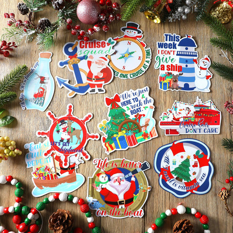 Xuhal Christmas cruise magnet cruise ship for kitchen decor and travel mood