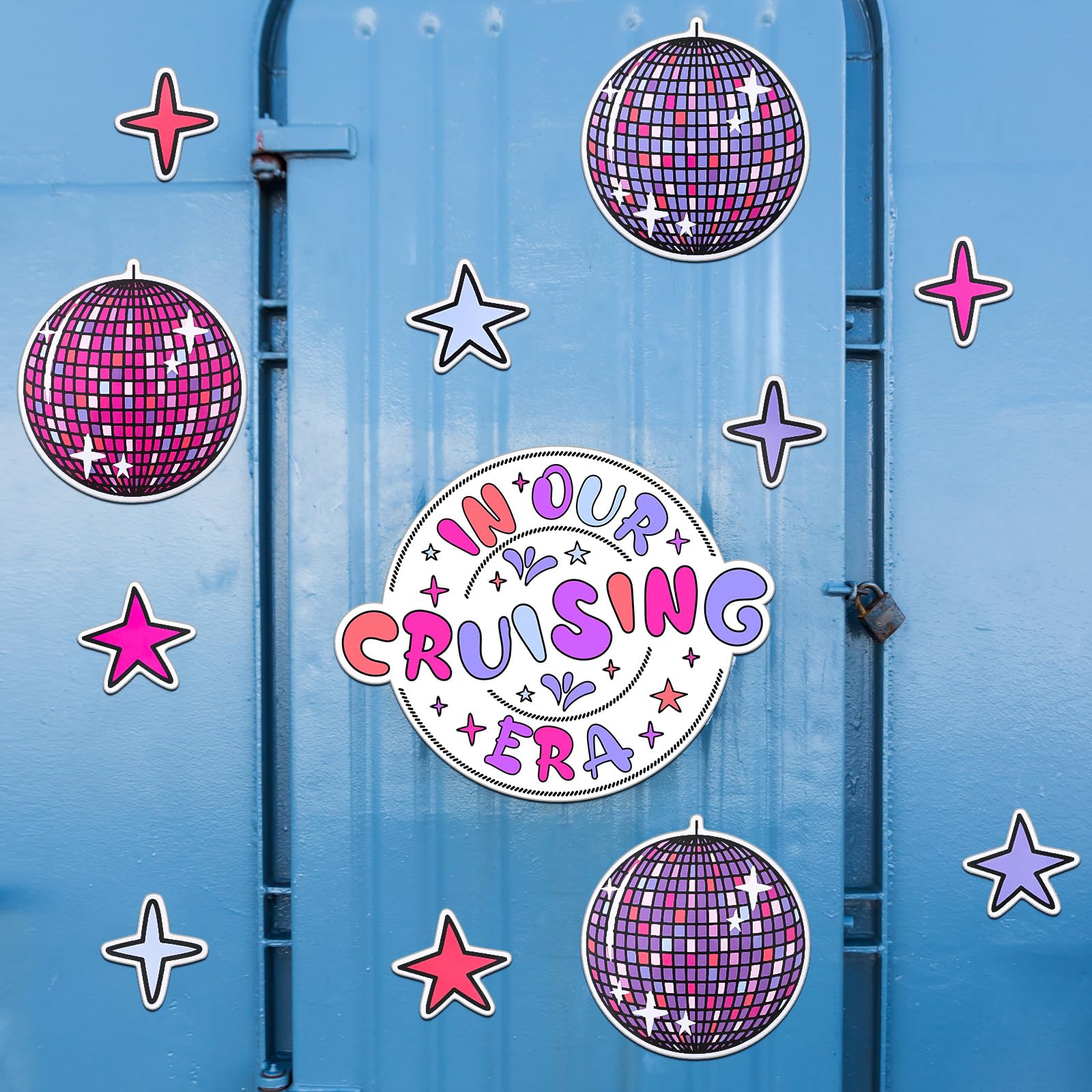 Xuhal disco ball magnet 6 inch, lively decor for metal surfaces