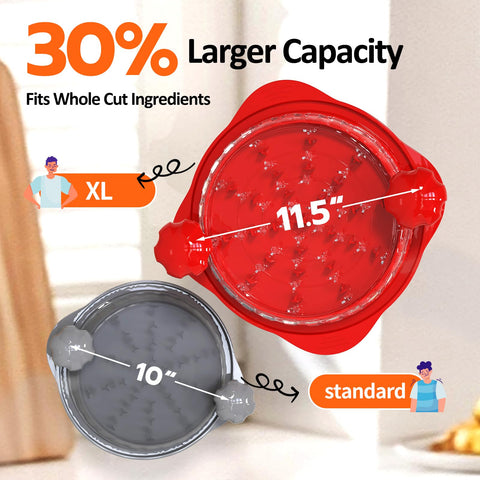 XUPAINC XL 11.5-inch shredder with sturdy claws for quick, even meat shredding