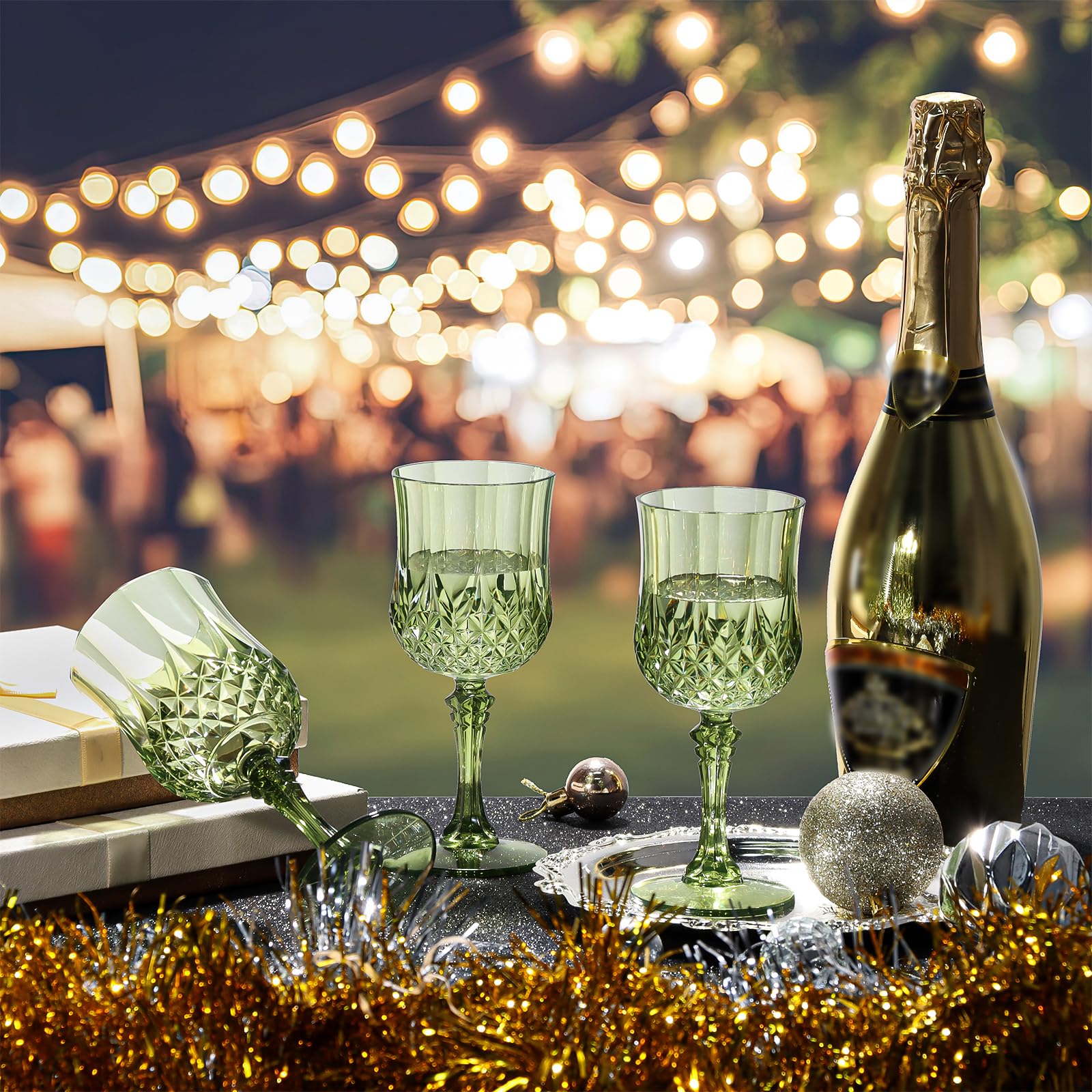 XUWAIDSGN wedding glassware for celebrations offering sturdy, reusable options.