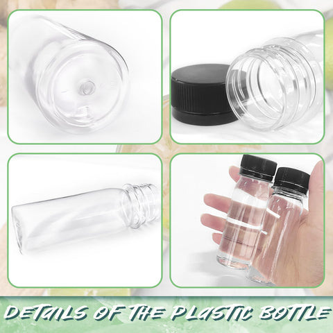 Xuyyicao 2oz plastic bottle durable and freezer-safe for long-lasting storage.