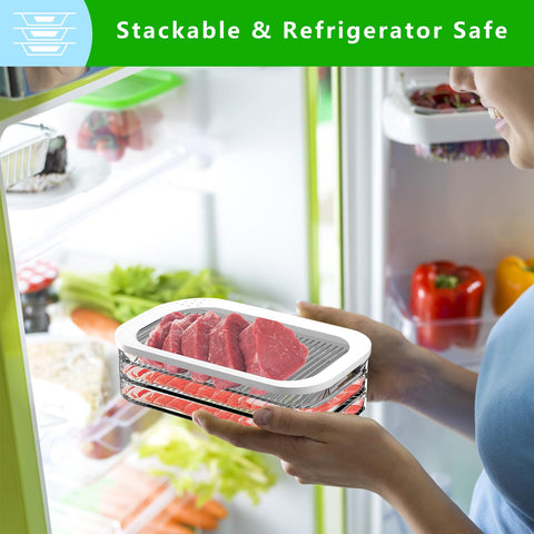 XVAJT detachable layers provide flexible space when fridge drawer height is limited.