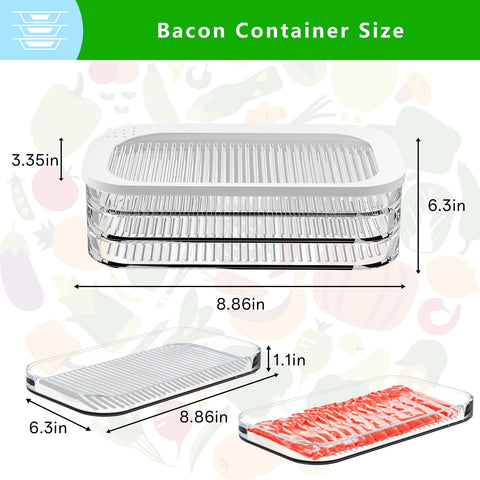 XVAJT fridge storage for deli items keeps flavors separate and reduces cross-contact.