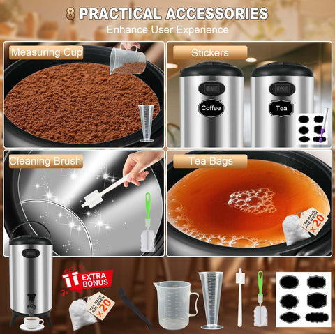 XVEZUA 3.2 gallon capacity, great for parties, catering, and more.