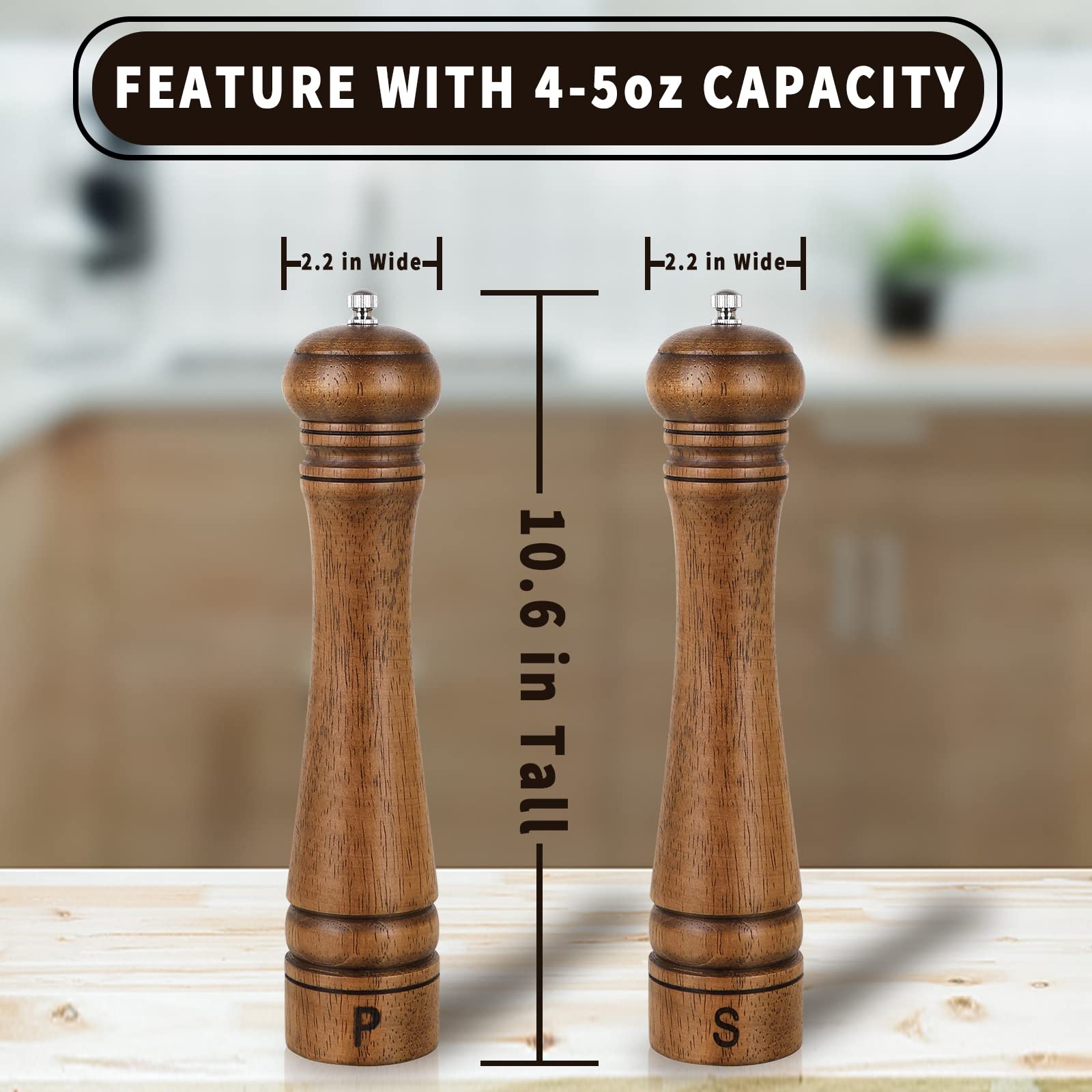XWXO adjustable ceramic grinder core close-up highlighting grind adjustment