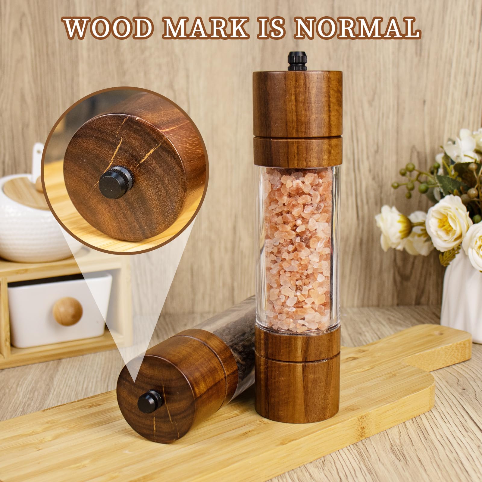 XWXO ceramic grinder core preserves flavors and cleans easily.