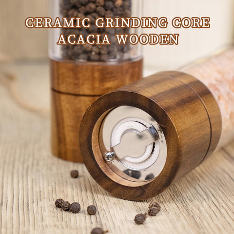 XWXO easy-top refill design lets you load salt or pepper quickly.