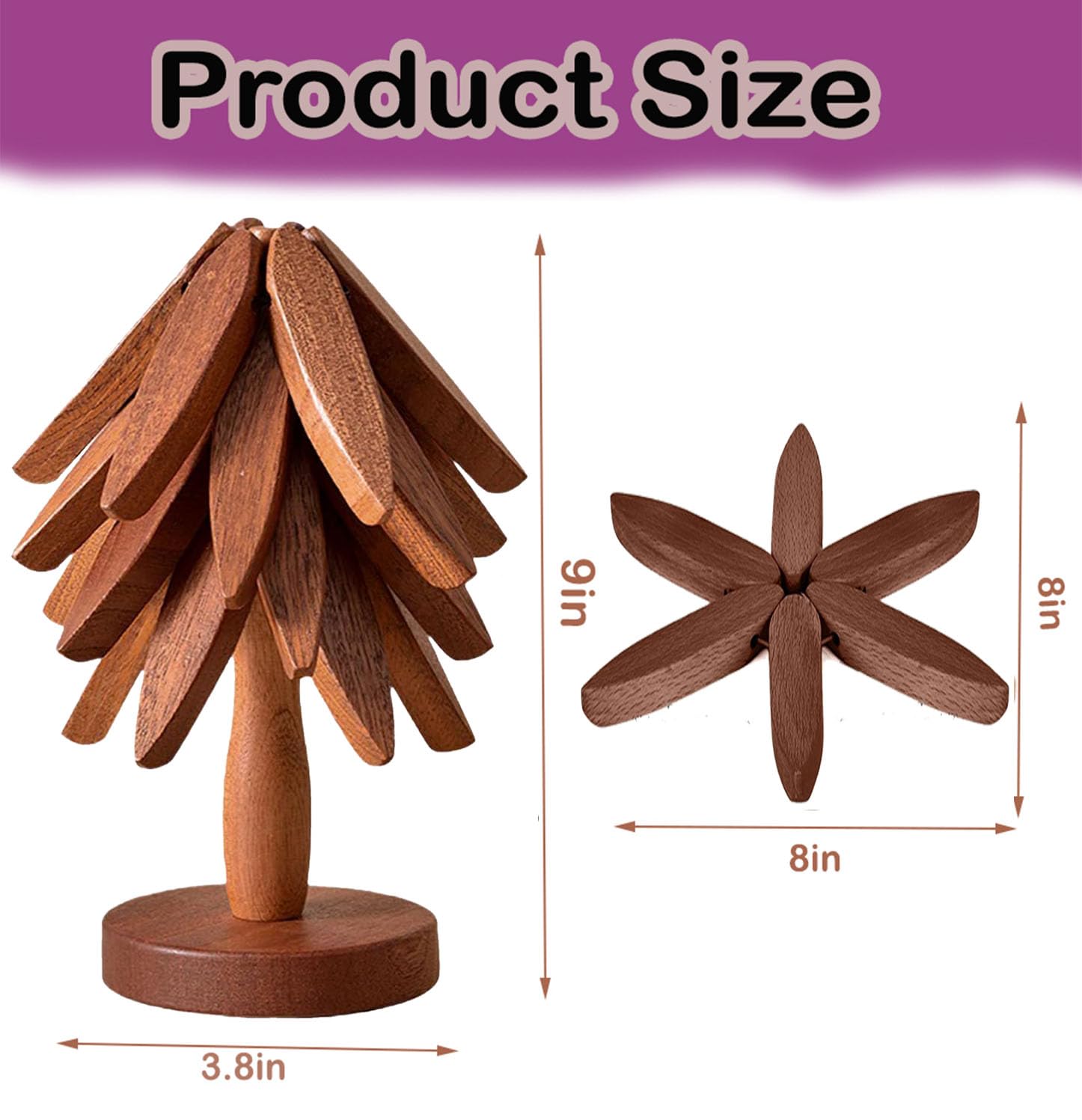 XXSURXX Tree Coaster closeup shows natural wood grain and sturdy construction.