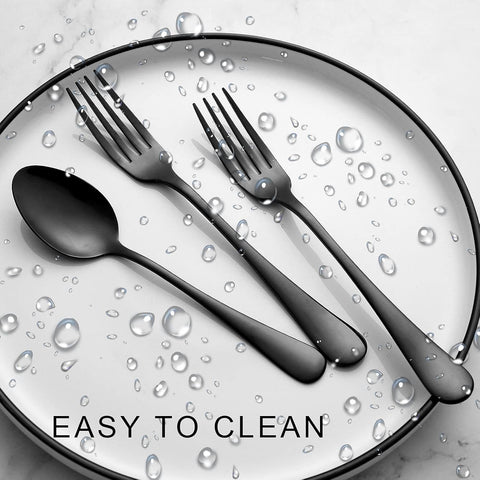 XXZWSJSH ergonomic curve fork design provides comfortable grip during meals