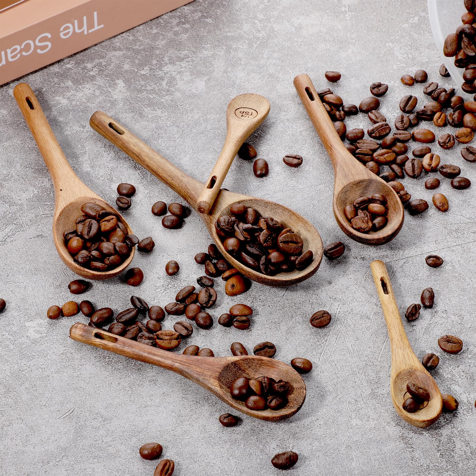 Xyembu gift-ready measuring spoons set highlighting practical kitchen tool.