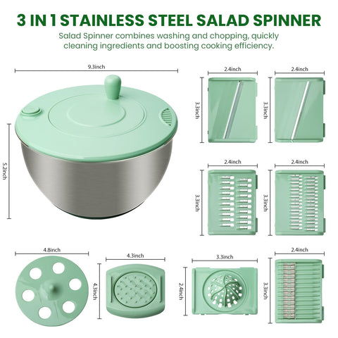 xyhop slicer five-blade set enabling versatile chopping and shredding