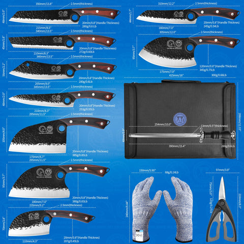 XYJ Japanese culinary knives, precision blades for versatile kitchen prep.