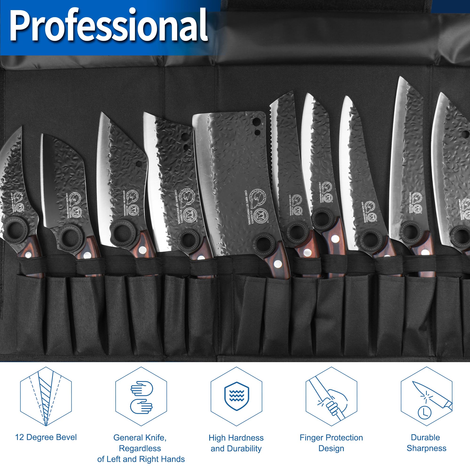 XYJ poultry scissors in sheath ideal for quick prep.