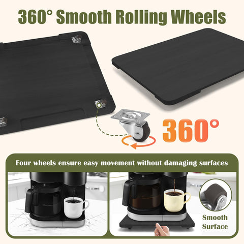 Xykzra hidden-handle tray enables one-handed sliding for quick adjustments.