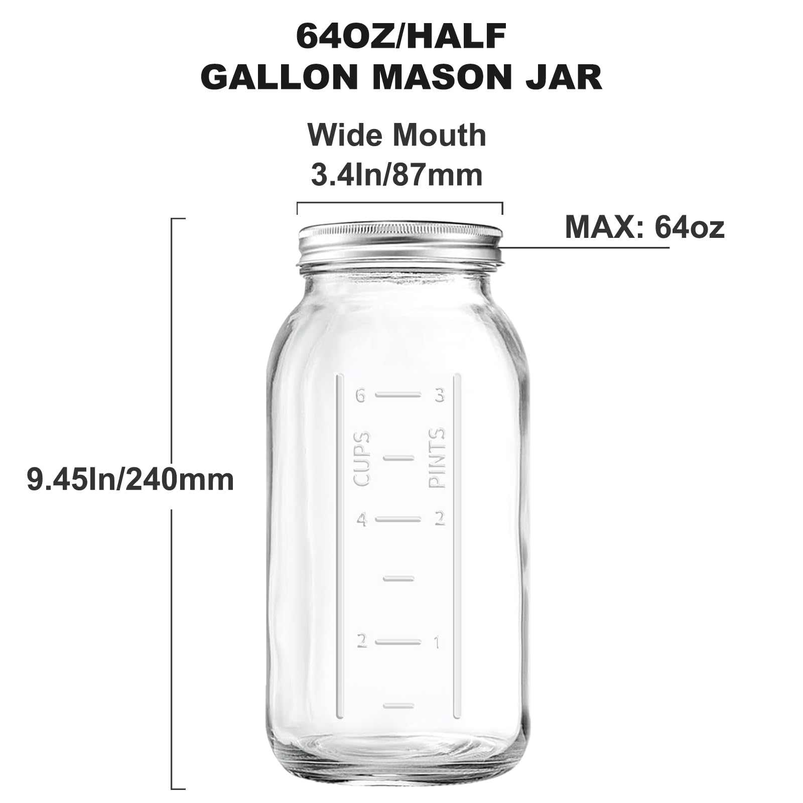 Xylanor mason jar close-up showing sturdy glass and seal