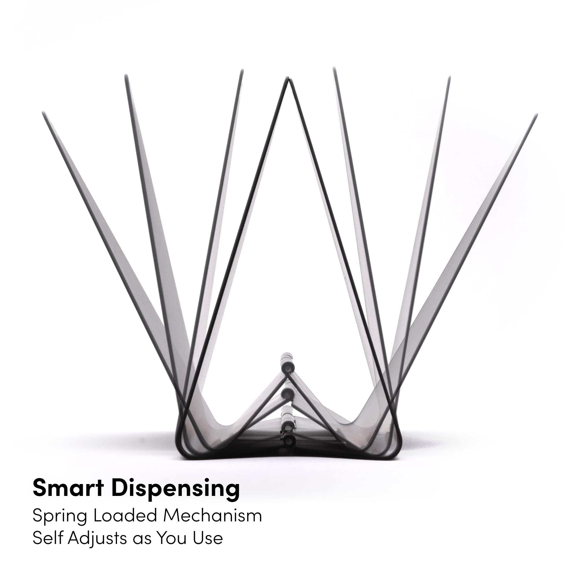 xympo compact black napkin holder side view blends with modern kitchens