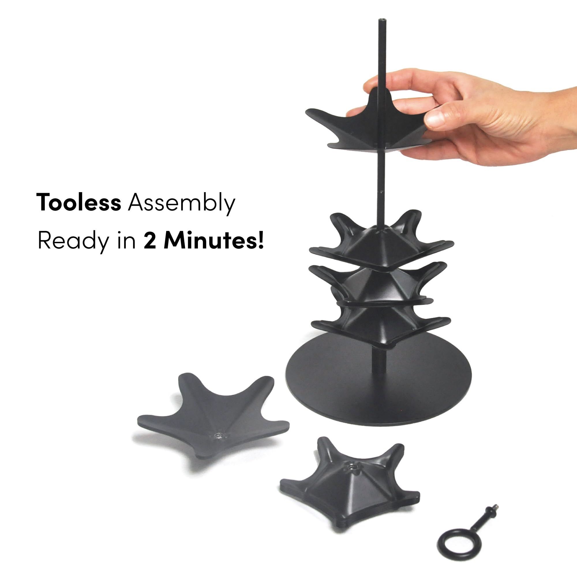 Xympo under-six-inch footprint keeps countertops tidy.