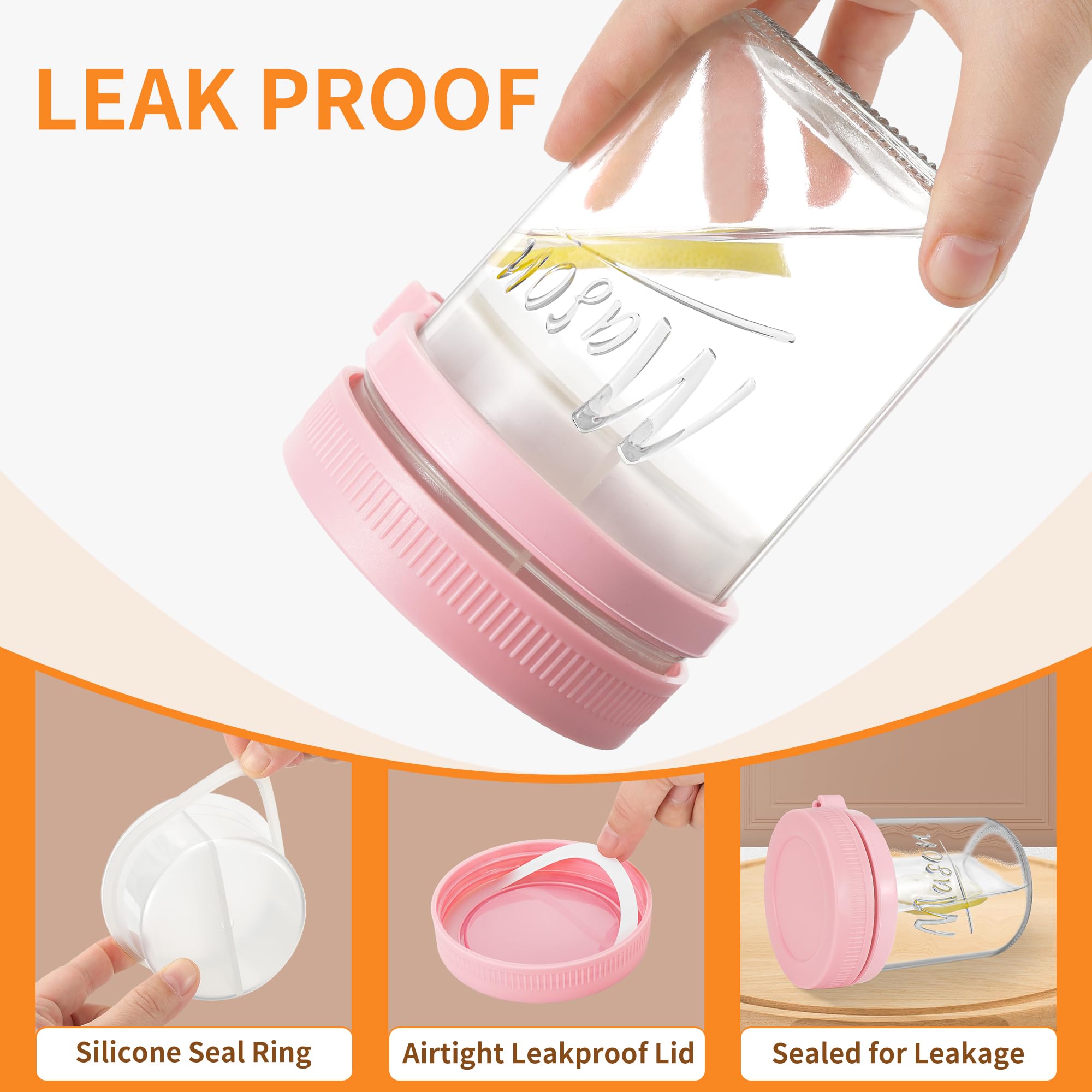 Xyptorix dishwasher-safe glass jars for simple cleaning