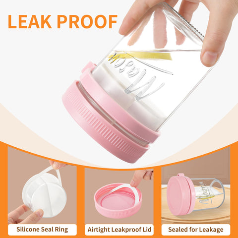 Xyptorix dishwasher-safe glass jars for simple cleaning
