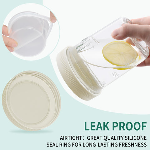 Xyptorix stackable wide-mouth glass jars save space and simplify filling.