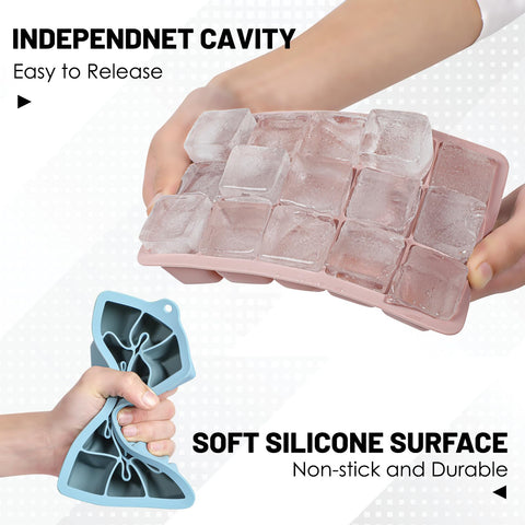 Xyuetia ice tray 15 cubes per tray, ideal for cocktails.