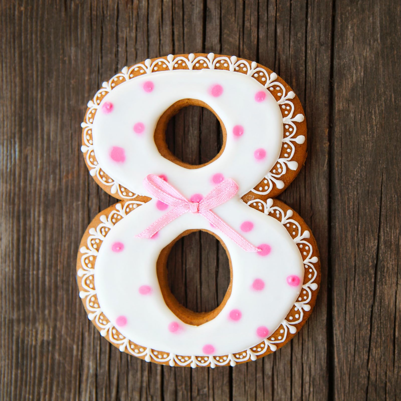 Xzhloym number cutter five 3in easy to stamp cookies with friends.