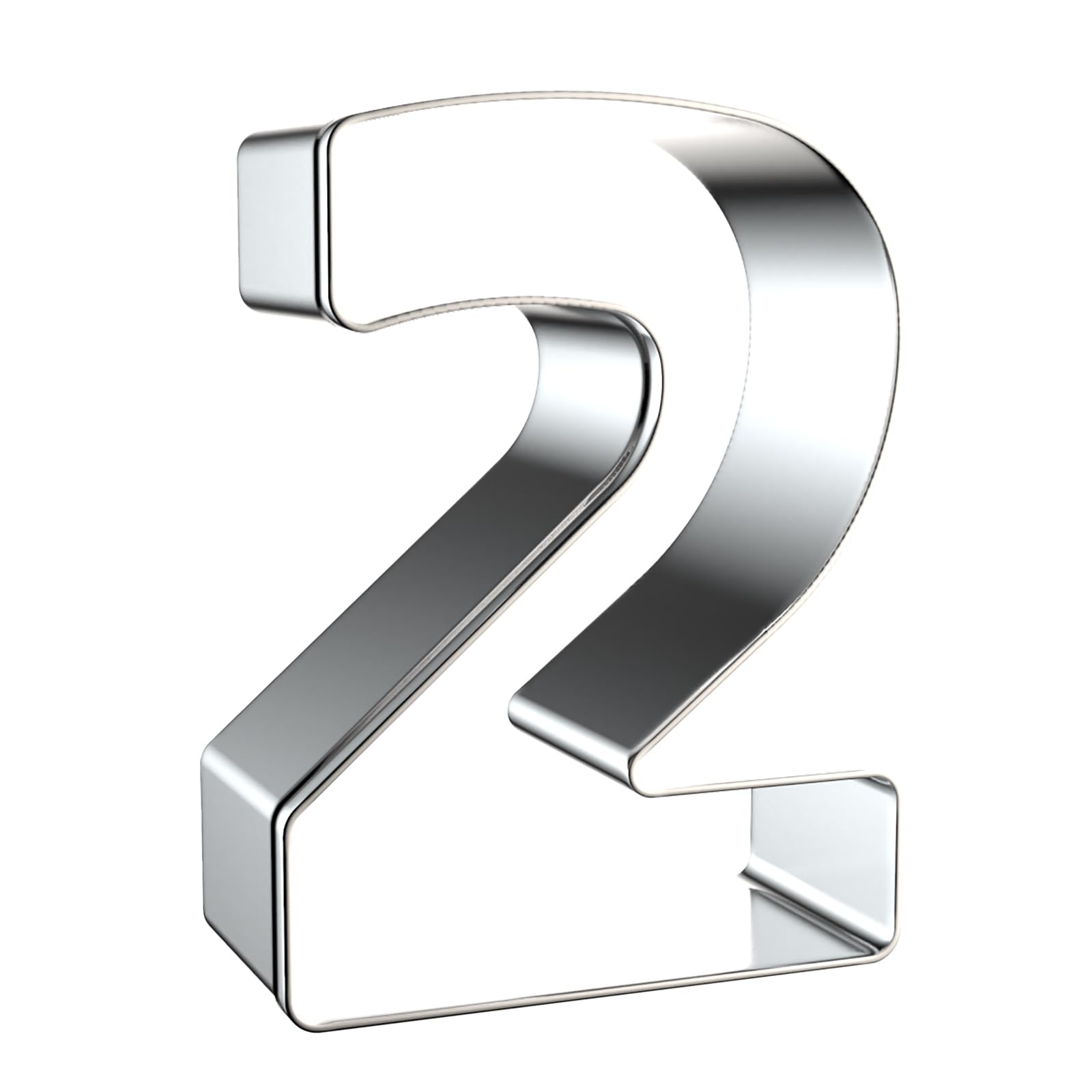 Xzhloym number cutter three 3in great for personalized cookies and desserts.