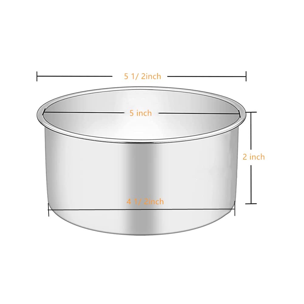XZJMY 5-pack pans enable two-serving desserts with reliable portions