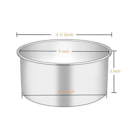 XZJMY 5-pack pans enable two-serving desserts with reliable portions